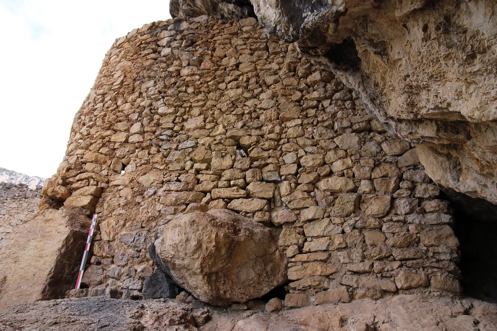 AF-23-447_Abri fortifié d'Aiglun - 2_Parement externe (Florian Leleu, Arkemine)